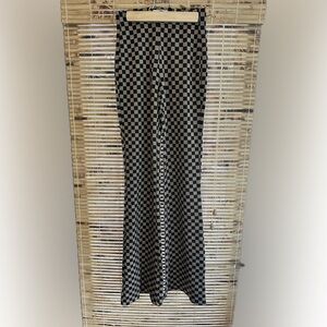 Urban Outfitters Monochrome Checkered Trousers